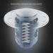 Popup Sink Plug Drain Strainer Drain Fitting Plug for Countertop Sinks with Anti-Clogging Strainer 6x6x6cm/2.4x2.4x2.4inch Brass - Buy Online on GoSupps.com