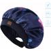 Kids Satin Sleep Cap for Curly Hair | Adjustable Silk Hair Bonnet for Toddlers 1-8 Years - Deep Ocean - Buy Online on GoSupps.com
