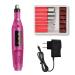 Portable Electric Nail Drill USB Compact Efile Electrical Professional Nail File Kit for Acrylic Gel Nails Manicure Pedicure Polishing Shape Tools Design for Home Salon Use