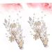 minkissy 2 Set Hairpin Trim Wedding Hair Comb Leaves Hairclip Bridal Hair Accessories Flower Leaf Hair Clip Bridal Hair Clips Wedding Hair Barrette Bridesmaid Hair Clips Miss Mosaic Manual - Buy Online on GoSupps.com