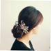 DOITOOL Flower Hair Accessories Wedding Hair Comb Pearl Hair Comb Jeweled Hair Combs Crystal Hair Comb Crystal Hair Accessories Hair Side Comb Bridal Side Comb Pink Rhinestones Bride Gem - Buy Online on GoSupps.com