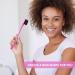 Slick Back Hair Comb Set - Double-Sided Edge Brush, Rat Tail Comb, Hair Dye Brush - Smoothing Hair Brushes for Women, Men, Babies - Rosy - Buy Online on GoSupps.com