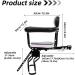 Front Mounted Child Bicycle Seat with Handrail, Seat Belt, and Pedal | Up to 100 lbs | Easy Installation Tools - Buy Online on GoSupps.com