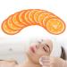 Orange Face Mask Sheets - 10pcs Pure Cotton DIY Extra Coverage Boost Absorption for Radiant Skin - Buy Online on GoSupps.com