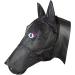 PFIFF Fly Mask Face Mask for Horses - Black-Pink Motif | Fly Protection for Cob & Thoroughbred - Buy Online on GoSupps.com