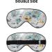 Cartoon Animals World Map Sleep Eye Mask - Soft Blindfold for Travel & Night Sleeping - Buy Online on GoSupps.com