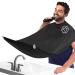 KT Valley Co. Beard Trimming Apron Beard Hair Clippings Catcher Accessory for Clean and Hassle-Free Beard Grooming Waterproof Apron with Adjustable Neck Strap and Suction Cups Grooming Gifts for Men