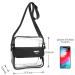 Clear Stadium Approved Crossbody Shoulder Bag - Waterproof Transparent Purse for NFL, NCAA, BTS, PGA Events - Buy Online on GoSupps.com