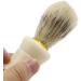 Ruilogod Beige Badger Bristle Shaving Brush - Premium Wooden Handle Barber Tool for Men - Perfect for a Luxurious Facial Shave - Buy Online on GoSupps.com