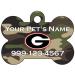 Georgia Bulldogs Officially Licensed Camo Pet Id Dog Tag | Personalized for Your Pet