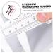 Beavorty 18 Pcs Locating Rule Mini Ruler Small Calipers Tools T Ruler Pocket Calipers Mold Printable 1 count (Pack of 1) Assorted Colorx3pcs - Buy Online on GoSupps.com