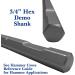 Champion Chisel 3/4-Inch Hex Demo Shank 12-Inch Narrow Flat Chisel - Buy Online on GoSupps.com