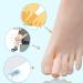 12 pcs Gel Toe Sleeves Corn Cushion Silicone Protectors - Beige - Buy Online on GoSupps.com