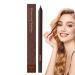 : Crayons Yeux Pour Femmes 2 En 1 R sistant Aux Traces Crayons Pour Les Sourcils Et Stylo Eyeliner - Maquillage De Beaut Lisse Et Imperm able Avec Stylo Sourcils Pour Le Voyage Natation Soir es Bronze