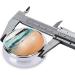 Beach Scenery Round Pill Box 3 Compartment Organizer | Portable Travel Pillbox for International Shipping - Buy Online on GoSupps.com