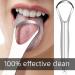 Premium Stainless Steel Tongue Scraper Set - 3PCS | Professional Tongue Cleaner for Oral Care - Buy Online on GoSupps.com