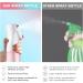 Uraqt 300ml Atomizer Spray Bottle - Salon Water Spray for Hair Plants & Cleaning | Color Gradient Pink Green - Buy Online on GoSupps.com