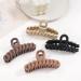 JOYOYO 4 Pcs Natural Colors Hair Claw Clips for Women - Strong Hold Non-slip Hair Claws with Comb Teeth - Large Size 4 Inch Chain - Buy Online on GoSupps.com