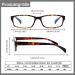 Cojwis 6 Pack Reading Glasses for Men & Women - Spring Hinge Blue Light Filter Readers (4.0x) - 6 Color Mix - Buy Online on GoSupps.com