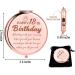 LRUIOMVE 18th Birthday Rose Gold Compact Mirror for Girls - Perfect Gift for Sister, Daughter, Niece - Inspirational Graduation Present for 18 Year Old Girl - Buy Online on GoSupps.com