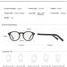 KDOQ Retro Oval Blue Light Blocking Glasses | Anti-Blue Ray Round Glasses for Men & Women - Black - Buy Online on GoSupps.com