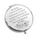 CHOORO Granny Gift for Mother's Day Compact Makeup Mirror Grandmother Granny Gift from Granddaughter Appreciation Gift (Best Granny-M)