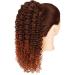 Colorfulpanda Afro Kinky Curly Ponytail 14inch - Black/Auburn Synthetic Hair Extension for Black Women - Buy Online on GoSupps.com