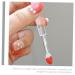6pcs Silicone Lip Wands - Portable Lip Scrubber & Makeup Applicator Brushes for Lipstick & Eyeshadow - Buy Online on GoSupps.com