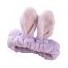 LOVEF Bunny Ear Cosmetic Headband - 5Pcs Fluffy Elastic Makeup Hairband for Shower, Face Washing, Facial Mask, Spa, Cosplay, Party - Buy Online on GoSupps.com