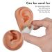 Dark Skin Tone Silicone Human Ear Model for Medical Training - Left & Right | Educational Practice Model - Buy Online on GoSupps.com