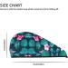 Hawaii Pink Flower Coral Velvet Dry Hair Cap - Unisex Towel Wrap for Bathroom Pool Party & Beach | Ideal Home Accessory - Buy Online on GoSupps.com