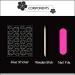Elegant Black French Press on Nails with Rhinestones - 24 Pcs Long Square Acrylic Glue-on Nails | 3D Heart & Glitter Design for Stylish Manicure - Buy Online on GoSupps.com