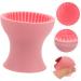 FRCOLOR Cleaning Tool for Beauty Brush Cleaning Cup Clothes Airer for Makeup Brush Cleaner Cosmetic Brush Cleaner Makeup Brush Travel Scrubbing Cup Silica Gel - Buy Online on GoSupps.com