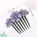 Vintage Flower Rhinestone Hair Combs Clip Set for Women - Wedding Party Hair Accessories - Buy Online on GoSupps.com