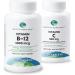 Earth's Splendor Energy & Immune Support Vitamin B12 & Vitamin C with Rose Hips Gluten-Free No Artificial Colors or Flavors Supports Energy Metabolism & Antioxidant Health for Men & Women