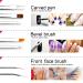Teenitor Nail Art Brush Kit with Designer Tools, Glitter, Foil Flakes, Tape Strips & Rhinestones - Buy Online on GoSupps.com