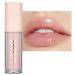 Lip Gloss Hydrating Tinted Lipgloss Watery Mirror-Like Liquid Lipstick Lightweight High Pigmented Moisturized Plumping Lip Gloss Long Lasting Soft High-Glossy Lip Stain (802)