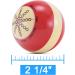 MOOCY AAA-Grade Resin Billiard Cue Ball - Standard 2-1/4'' Size, 6 oz Weight - Red White Practice Training Ball - Buy Online on GoSupps.com