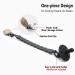 Geiomoo Silicone Pacifier Chain - 2 Pack Pacifier Clips Holder & Strap for Babies | Durable & Safe Baby Accessories - Buy Online on GoSupps.com
