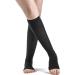 SIGVARIS Women s Style Soft Opaque 840 Open Toe Calf-High 15-20mmHg - Black - Medium Long Black ML - Medium Long