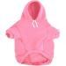 Izefia Pink Dog Hooded Sweater - Warm Cotton Jacket for Small & Medium Dogs | Perfect Pet Clothing (XXL) - Buy Online on GoSupps.com