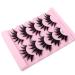 Shop Okdeals 5 Pairs Thai Style Spiky 3D Wet Look Manga Lashes - Japanese Anime Cosplay Eye Lash Extensions - Buy Online on GoSupps.com