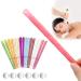 16 pieces of course ear candles beeswax ears ear wax removal with 6 protective slices 8 colors according to 8 fragrances suitable for eararoma therapy (16)