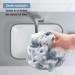 KISUOMAOYI Loofah Shower Puff 3Pcs - Ultra Soft Bath Sponges for Exfoliating - Shower Scrubbers for Adults - White/Pink/Blue - Buy Online on GoSupps.com