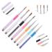 ATNIGHT 7 PCs Acrylic Nail Brush Set - UV Gel Nail Art Brush Pens for DIY & Salon Use - Nail Liner & Builder Tools - Buy Online on GoSupps.com
