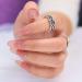 Sethexy Shiny Oval False Nails - Long Nude Pink Sparkle 24pcs Acrylic Art Fingernails for Women & Girls - International Shipping Available - Buy Online on GoSupps.com