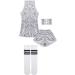 LOLANTA Girls Sequins Dance Dress - Sparkly Hip Hop Jazz Outfit Silver, Size 10-11 Yrs - Buy Online on GoSupps.com