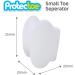 Protectoe Single Gel Small Toe Separator - Box of 10 | Toe Spacer for Overlapping Toes | Gel Toe Separators - Buy Online on GoSupps.com