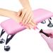 Microfiber Leather Nail Arm Rest Cushion - Hand Rest for Acrylic Nails and Toenails - Manicure Stand Pillow for Nail Art - Pink - Buy Online on GoSupps.com