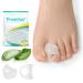 Toe Separators for Overlapping Toes Toe Spacers with Aloe Vera Extract for Hammer Toe Straightener Correct Toes Big Toe Alignment Bunion Relief (Large 12 Pack Clear)